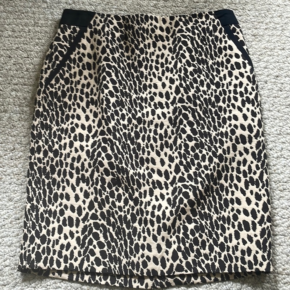 Animal print pencil skirt with POCKETS! From Outback Red collection-The Limited